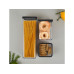Rotho Set Premium Dosen 19 tlg. Loft 21 l, Schwarz