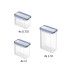 Rotho Set Premium Dosen 12 tlg. Domino 13 l, Transparent