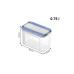 Rotho Set Premium Dosen 12 tlg. Domino 13 l, Transparent