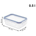 Rotho Set Frischhaltedosen 4 tlg. CLIC & LOCK 3.5 l, Transparent