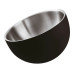 Paderno Schüssel Doppelwandig, 18 cm x 14 cm Schwarz