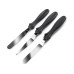 Ibili Mini-Spatel-Set-Griff Ecoprof 10 cm Schwarz