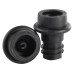 Ibili Vakuumpumpe + 2 Stopfer 15 cm Schwarz