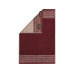 Cawö Gästetuch Two-Tone Stripe 30 x 50 cm, Bordeaux