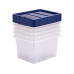 Fellowes Aufbewahrungsbox Bankers Box ProStore 22 l Blau/Transparent