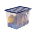 Fellowes Aufbewahrungsbox Bankers Box ProStore 64 l Blau/Transparent