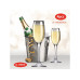 alpina Champagnerglas Smoke 180 ml, 4 Stück, Transparent