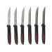 alpina Steakmesser-Set 6 Stück, Schwarz