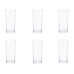alpina Trinkglas 230 ml, 6 Stück, Transparent