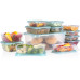 alpina Vorratsboxen Set 13-teilig 6.8 l, Blau/Transparent