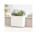 Herstera Metall-Pflanzgefäss Raumteiler 40 Moon White