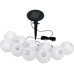EGLO Leuchten Solar LED-Lichterkette 4.3 m Weiss