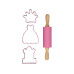 BackshopSchweiz Backset mit Ausstecher und Wallholz – Prinzessin Prinzessin BackshopSchweiz Backset mit Ausstecher und Wallholz – Prinzessin Prinzessin