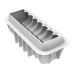 Silikomart Silikomart – Silikonbackform Herzen Grau 24 cm