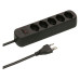Max Hauri Steckdosenleiste Basic Line 5x Typ 13 sw Schalter Green+Fair
