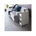 Yamazaki Regal Tower 16.6 x 43 x 58 cm, Weiss Yamazaki Regal Tower 16.6 x 43 x 58 cm, Weiss
