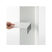 Yamazaki Toilettenpapierhalter Tower mit Rollen 16 x 80.5 cm, Weiss