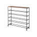 Yamazaki Schuhschrank Tower 90.5 x 87 cm Schwarz