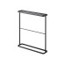 Yamazaki Handtuchhalter Tower 65 x 15 x 75 cm, Schwarz Yamazaki Handtuchhalter Tower 65 x 15 x 75 cm, Schwarz