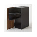 Yamazaki Regal Spielekonsolen-Organizer Tower 24.7 x 60.3 cm Schwarz