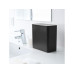 Yamazaki Aufbewahrungsbox Tower 7 x 9.5 x 17 cm, Schwarz