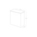 Yamazaki Aufbewahrungsbox Tower 7 x 9.5 x 17 cm, Weiss Yamazaki Aufbewahrungsbox Tower 7 x 9.5 x 17 cm, Weiss