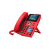 Fanvil Tischtelefon IP Telefon X5U-R Rot Rot