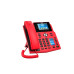 Fanvil Tischtelefon IP Telefon X5U-R Rot Rot
