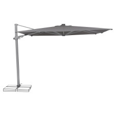 Suncomfort by Glatz Sonnenschirm Varioflex Solar LED, 300 x 300 cm, Steingrau Suncomfort by Glatz Sonnenschirm Varioflex Solar LED, 300 x 300 cm, Steingrau