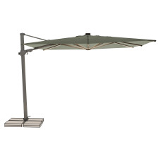 Suncomfort by Glatz Sonnenschirm Varioflex Solar LED, 300 x 300 cm, Light Grey Suncomfort by Glatz Sonnenschirm Varioflex Solar LED, 300 x 300 cm, Light Grey