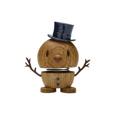 Hoptimist Deko Bumble Schneemann Oak S 7.8 cm, Braun/Schwarz Hoptimist Deko Bumble Schneemann Oak S 7.8 cm, Braun/Schwarz