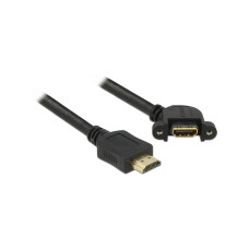Delock Verlängerungskabel zum Einbau, 4K 30Hz HDMI - HDMI, 0.5 m Delock Verlängerungskabel zum Einbau, 4K 30Hz HDMI - HDMI, 0.5 m