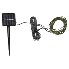 Star Trading Lichterkette Solar Dew Drop Micro, 100 LEDs, 740 cm, Grün Star Trading Lichterkette Solar Dew Drop Micro, 100 LEDs, 740 cm, Grün