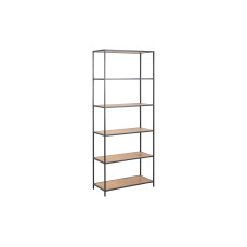 AC Design Regal Seaford 77 x 35 x 185 cm, Eiche/Schwarz matt AC Design Regal Seaford 77 x 35 x 185 cm, Eiche/Schwarz matt