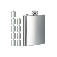 relaxdays Outdoor-Flachmann 10er Set, 200 ml relaxdays Outdoor-Flachmann 10er Set, 200 ml