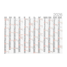 Biella Kalender Jahres-Wandplaner 98 x 68 cm Biella Kalender Jahres-Wandplaner 98 x 68 cm
