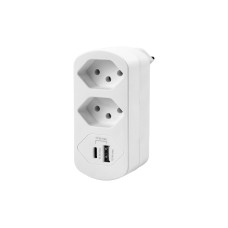 FURBER.power Mehrfachstecker Flexo 2 x T13, USB-A, USB-C, drehbar FURBER.power Mehrfachstecker Flexo 2 x T13, USB-A, USB-C, drehbar
