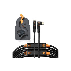Tether Tools Kabel Leverlock Klemme und USB-C 4.6m