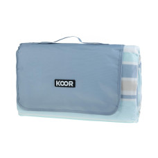 KOOR Picknickdecke Skyline, Blau 150 x 200 cm KOOR Picknickdecke Skyline, Blau 150 x 200 cm