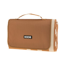 KOOR Picknickdecke Check, Braun 150 x 200 cm KOOR Picknickdecke Check, Braun 150 x 200 cm