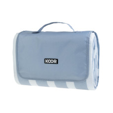 KOOR Picknickdecke Check, Blau 200 x 200 cm KOOR Picknickdecke Check, Blau 200 x 200 cm