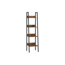 VASAGLE Regal mit 4 Ebenen Schwarz/Braun VASAGLE Regal mit 4 Ebenen Schwarz/Braun