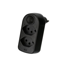 Max Hauri Abzweigstecker ADAPT 2 x Typ 13, drehbar Schalter Max Hauri Abzweigstecker ADAPT 2 x Typ 13, drehbar Schalter