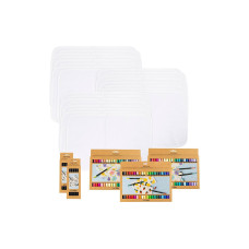 Creativ Company Stoff-Bastelset Tischset 30 x 45 cm, 30 Stück Creativ Company Stoff-Bastelset Tischset 30 x 45 cm, 30 Stück