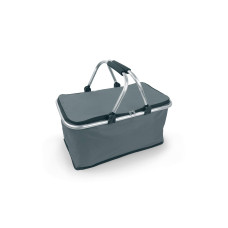 EASYmaxx Einkaufskorb 25 l, faltbar, Grau