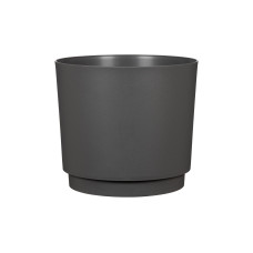 scheurich Blumentopf Plano Nero, 21 cm