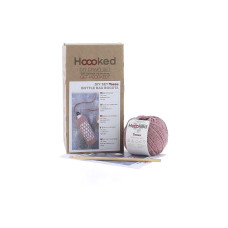 Hoooked Häkelset Bogota Flaschenbeutel Tea Rose