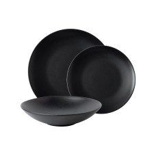 Lunasol Speiseteller Basic Schwarz Mat 12-tlg. Lunasol Speiseteller Basic Schwarz Mat 12-tlg.