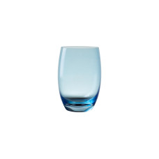 Lunasol Trinkglas Optima Color Tumbler 460 ml Barrel Hellblau