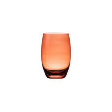 Lunasol Trinkglas Optima Color Tumbler 460 ml Barrel Rot